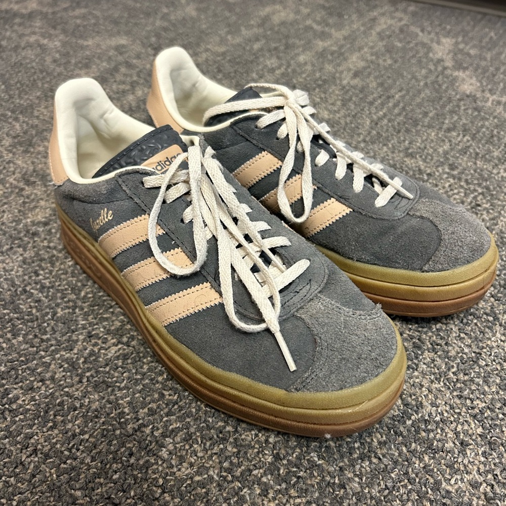 Adidas Gazelle Bold ‘Grey Magic Beige Gum’
